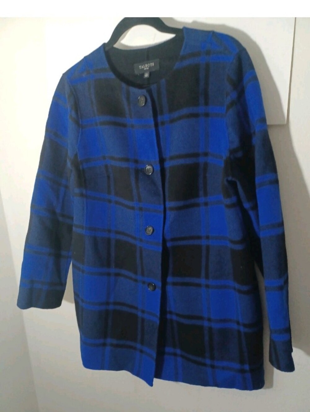Talbots Petite Large Wool Coat